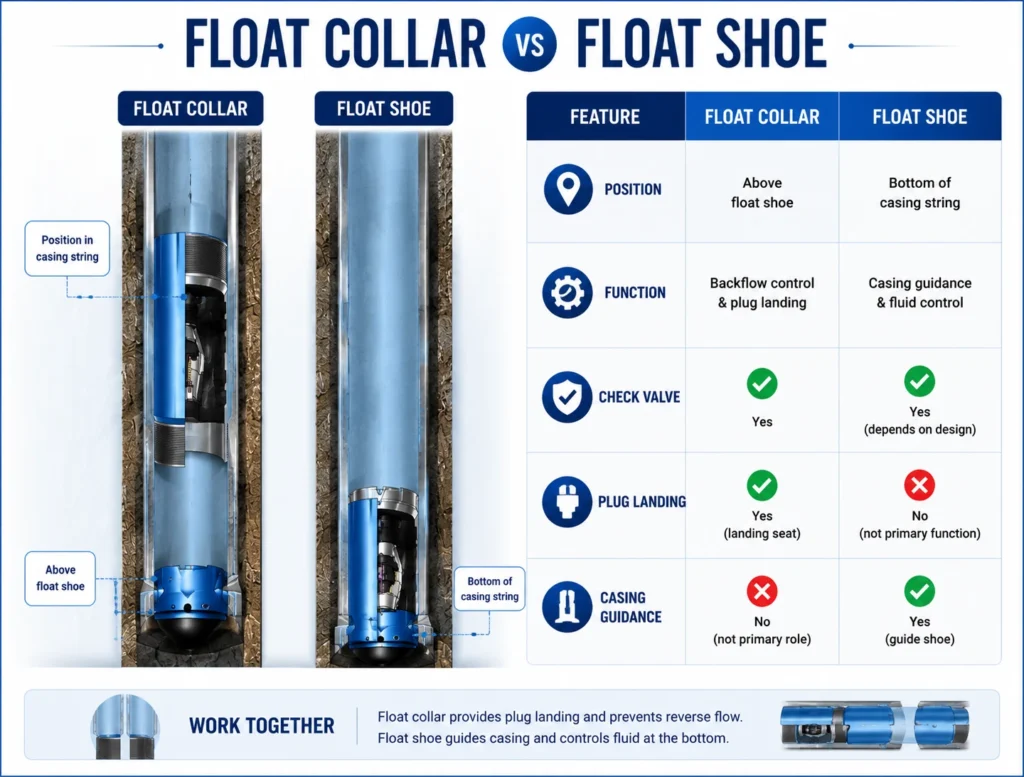 Float Collar vs Float Shoe: What Is the Difference?