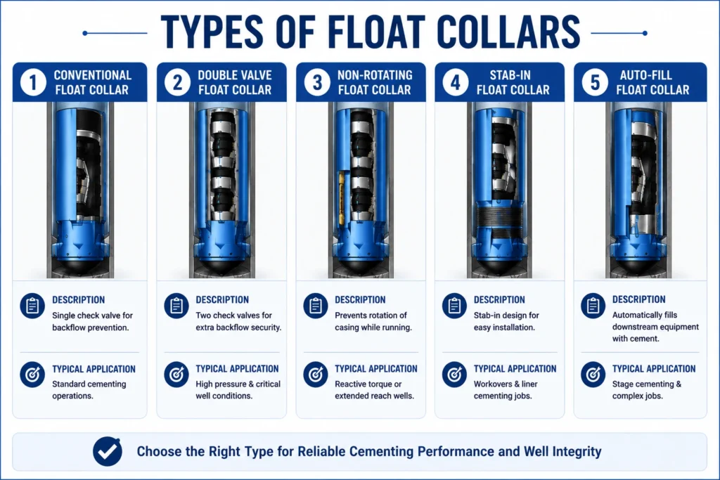 Types of Float Collars